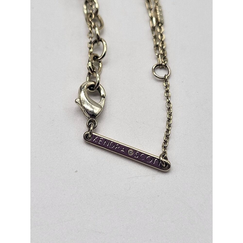Kendra Scott Clove Multi Strand Layered Necklace Gold Plated Minimalist - Picture 5 of 8